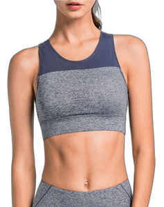 เสื้อบรากีฬาแบบแห้งเร็วสำหรับผู้หญิงผู้ใหญ่ชุดออกกำลังกายแบบแอคทีฟถอดออกได้พิมพ์โลโก้ได้ - Product Image 1