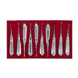 Ensemble de 10 pinces d'extraction dentaire manuelles en acier inoxydable, instruments chirurgicaux - Product Image 1