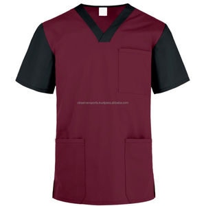 Women's Stretch Spandex <b>Scrubs</b> Suit <b>Top</b> Selling Nurses Hospital Uniforms Nursing <b>Scrubs</b> Uniforms Sets - Product Image 4