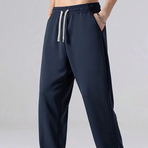 กางเกงจ็อกเกอร์ผ้าแคนวาส 100% สำหรับผู้ชายและผู้หญิง สวมใส่สบาย เหมาะสำหรับออกกำลังกาย วิ่ง หรือใส่ลำลอง ระบายอากาศได้ดี กันน้ำ และซับเหงื่อ - Product Image 1