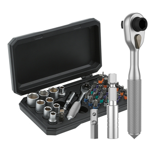 <span class=keywords><strong>Kit</strong></span> de 42 mini-embouts à cliquet 70 N.m 72 dents S2 CR-V avec brise-<span class=keywords><strong>vitre</strong></span> d'urgence pour réparation automobile, vélo et maison - Product Image 2