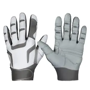 Gants de golf Cabretta en cuir véritable Gants de golf à doigts entiers Gants de golf antidérapants en cuir pour hommes avec logo personnalisé