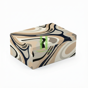 Meilleures ventes, boîte à bijoux en laque moderne écologique, conception personnalisée OEM, fabrication artisanale, usine vietnamienne HNH CRAFT, meilleur prix - Product Image 3