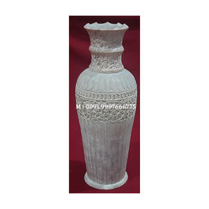 New Latest Handmade High Quality Beautiful Design Natural Soapstone Carving Flower <b>Vase</b> For Home Decorations And Office Use - Product Image 1