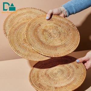 Hot Selling Eco Friendly Woven Rattan Seagrass <b>Placemat</b> for Dining Table Wholesale Bulk Export - Product Image 4