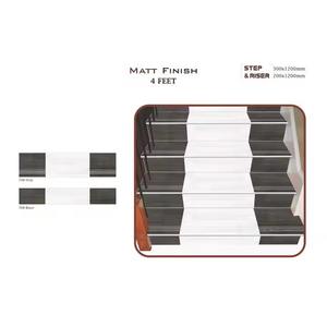 Meilleur prix, bonne qualité: Vistaar 1200x300mm/1200x200mm, 11mm d'épaisseur Step Riser Matt Porcelain Glacé GVT Escaliers Treads Tuiles - Product Image 2