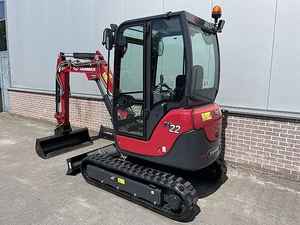 Mini-excavatrice Yanmar SV22, 2,2 tonnes, excavatrice hydraulique compacte, rotation zéro, excavatrice à chenilles pour la construction et l'aménagement paysager - Product Image 3