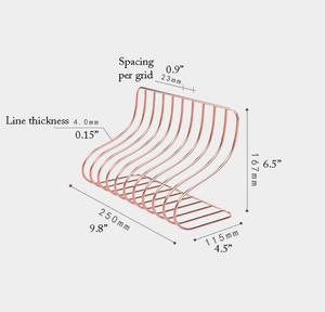 ชั้นวางนิตยสารโลหะรูปทรงเอสทันสมัยคุณภาพสูงใช้ในบ้านที่คั่นหนังสือสำหรับสำนักงานโรงเรียนอเนกประสงค์กลางแจ้ง - Product Image 3