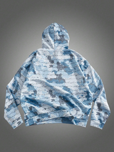 Sudadera con capucha y logotipo personalizado para hombre Street Hip-hop Print Casual Versátil para invierno Técnica bordada Sólido de moda - Product Image 2