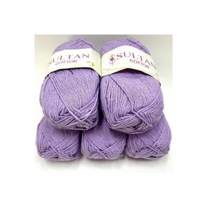 Filato di cotone Amigurumi sultano lilla (5 pezzi)