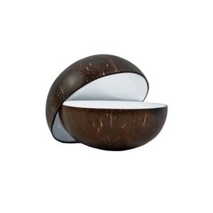 Eco Friendly Wooden <b>Bowls</b> for Fruit Dry Fruits Dessert <b>Serving</b> <b>Bowl</b> Durable Quality <b>White</b> Enameled Finished Platter Server <b>Bowl</b> - Product Image 3