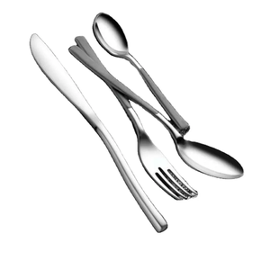 Juego de cubiertos de boda de acero inoxidable 304, elegante cocina de fiesta de negocios, chapado en plata personalizable para obsequios - Product Image 6