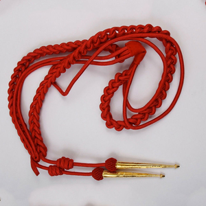Cordons d'aiguillette en nylon de couleurs personnalisées de haute qualité Accessoires d'uniformes personnalisés Demande OEM - Product Image 5