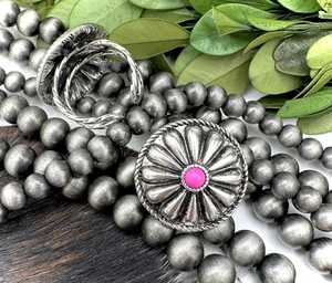 Bague ajustable en argent sterling rose avec pierre précieuse naturelle pour femme, bijoux fins pour mariages - Product Image 3