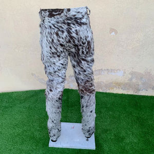 Pantalones de Cuero Vacuno para Hombre, Nuevo Estilo Casual de Invierno, Manga Larga Regular, Ligeros, Lisos, Teñidos, Oscuros - Product Image 4