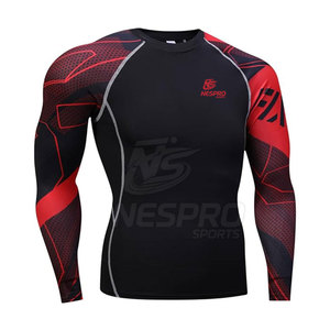 Vente en gros Spandex/Polyester Combinaison de compression décontractée d'hiver à col ras du cou grande taille pour hommes respirante de haute qualité - Product Image 3