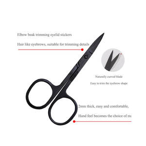 Venta caliente diseño personalizado tamaño pequeño Acero inoxidable cutícula uñas tijera herramienta de belleza de alta calidad con hoja recta - Product Image 2