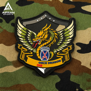 AIFRAN 3D PVC Patches | Honeycomb Texture Rubber Logo Badge | <b>Camo</b> Tactical Morale Label | Hook & Loop Patch for Backpacks Gear - Product Image 2