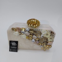 Personnalisable haut de gamme femmes acrylique pochette sac à main Portable mode sac avec doublure pour un usage quotidien dame Style boîte pochette