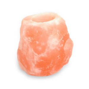 Lampe personnalisée au sel rose de l'Himalaya Bougeoir en cristal de roche Artisanat naturel sculpté Bougeoirs décoratifs - Product Image 6