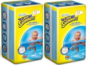 Pañales de Natación con Cintura Elástica Ajuste Perfecto Huggies Little Swimmers para Bebés que Gatean y Activos - Product Image 3