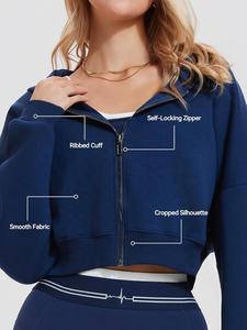 Conjunto Deportivo de 3 Piezas de Algodón de Color Sólido Personalizado, Ropa Deportiva de Moda, Top y Leggings para Yoga, Conjuntos de Fitness para Mujer, Yoga, Gimnasio - Product Image 2