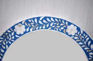 Miroir mural décoratif en incrustation d'os vintage, décor unique pour la maison, fabriqué en Inde, durable par gm impex - Product Image 2