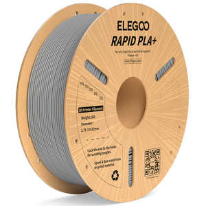 Filament coloré ELEGOO RAPID 1KG 1,75 mm PLA Plus, divers matériaux y compris ABS, PA, PP, Nylon, et service de traitement par extrusion. - Product Image 2