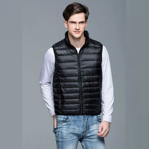 Chaleco Acolchado de Lona de Peso Medio para Hombre, Más Vendido, Informal, para Otoño e Invierno, con Cierre de Cremallera y Botones, Impermeable y Cortavientos - Product Image 4