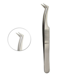 Pinzas para Pestañas Reutilizables de Acero Inoxidable de Alta Calidad Profesional, Instrumento de Belleza Quirúrgico LENDIZER en Venta - Product Image 3