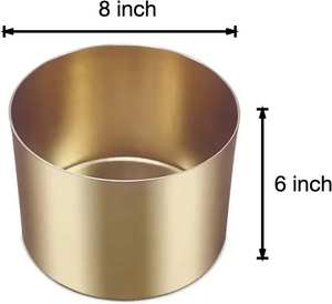 Maceta redonda más vendida para decoración del hogar, maceta organizadora de balcón chapada en oro brillante, maceta Vintage, maceta hecha a mano - Product Image 5