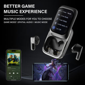 หูฟังไร้สายจากโรงงานกันน้ำมีไมโครโฟนสองตัวหูฟังเอียร์บัดแบบสัมผัสหน้าจอ LCD ลดเสียงรบกวนจากโรงงาน - Product Image 3