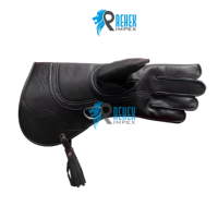 Gants de Falconerie en Cuir de Vachette de Qualité Supérieure, Légers, Robustes, Triple Couche, pour Manipulation des Oiseaux, Extérieur, Toutes Saisons