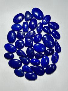 Haute qualité bleu Lapis Lazuli mélange forme coupe Cabochon naturel bleu profond Lapis pierre précieuse pour la fabrication de bijoux forme ample - Product Image 2