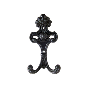 Vintage Wall Mounted Metal Coat <b>Hook</b> <b>Black</b> Color Heavy-Duty Single <b>Hook</b> For Clothing Hotel Wall Mounted Coat <b>Hook</b> <b>Black</b> Color - Product Image 2