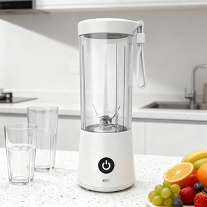 เครื่องปั่นขนาดเล็ก 400 มล. ชาร์จผ่าน USB ไร้สาย เครื่องปั่นพกพา เครื่องผสมอาหารไฟฟ้า เครื่องทำน้ำผลไม้ปั่นสำหรับกิจกรรมกลางแจ้ง - Product Image 1