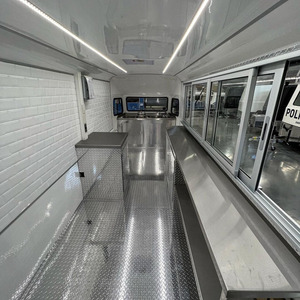 Remorque de restauration en acier inoxydable pour snack hot-dogs bonbons chips restauration rapide avec fonctionnalité de camion de crème glacée - Product Image 2