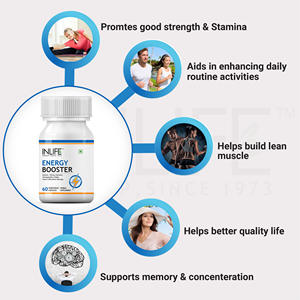 INLIFE Moringa Energy Booster Supplément 500mg 60 Capsules Végétariennes Certifiées GMP pour Adultes - Product Image 3