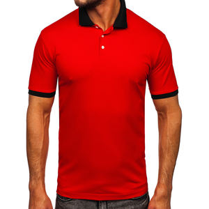 Polo de qualité supérieure en gros pour un usage décontracté Chemise 100% coton Respirante Tailles grandes Chemises polo pour hommes - Product Image 1