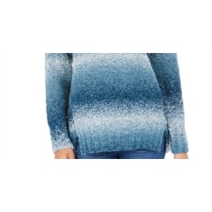 Maglione Casual da Donna Style & Co, Maniche Lunghe, Colore Verde Acqua, Traspirante con Logo Frontale, Disponibile in Taglie Piccole e Grandi per Autunno/Inverno - Product Image 4