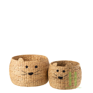 Bonita cesta de almacenamiento con forma de fruta para ropa, organizador de juguetes, cesta de almacenamiento tejida, embalaje OEM del fabricante de Vietnam - Product Image 3