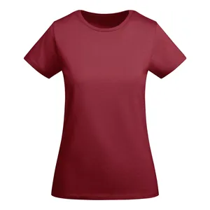 T-shirt en coton biologique pour femme Breda, gadgets promotionnels durables - Product Image 4