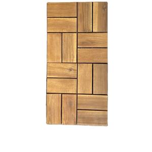 Carreaux de terrasse en bois d'acacia antidérapants imperméables pour l'extérieur - Product Image 2