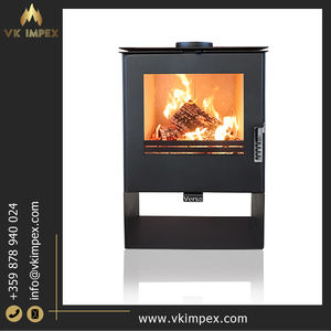 Diseño innovador 5kW Eficiencia de calefacción nominal Estufa de chimenea de leña para hotel, villa, apartamento, casa, pasillo, dormitorio - Product Image 4