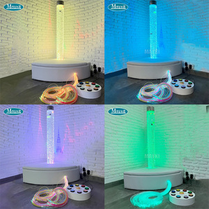 Tube à bulles Mayki Sofa Concert Stimulation Calming Tube Water Column Colorful Changing Led Fiber Optic Sensory Room Bubble Tubes - Product Image 2