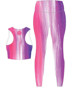 Soutien-gorge et leggings de yoga personnalisés ensemble de yoga 2 pièces à la mode pour femmes costume de yoga fitness vente en gros - Product Image 5