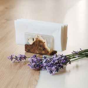 2024 Top vente Art moderne thème porte-serviettes résine bleue époxy boîte à mouchoirs pour la maison salle à manger ou cuisine ornements et cadeaux - Product Image 4