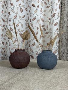 Macetas y Jardineras de Barro de Diseño Cuadrado Bohemio Multicolor al por Mayor, Decoraciones de Jardín de Barro Multicolor - Product Image 5