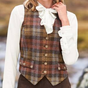 Chaleco de chaqueta de mujer con cuello vuelto, precio de venta completo, chaleco de mujer de moda, venta al por mayor personalizado - Product Image 4