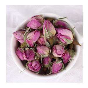 Bourgeons de rose séchés de qualité supérieure Fleurs de rose séchées sélectionnées pour les mélanges de tisane Infusion de fleurs et aromatisations de boissons - Product Image 5